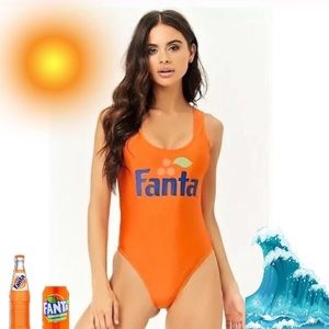 New Dolls Kill Fanta One Piece Swimsuit Size: M